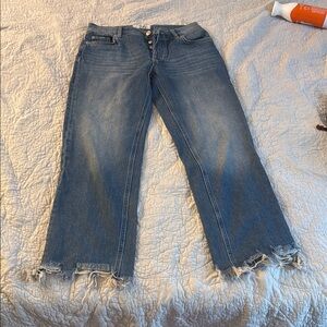 FP Movement by Free People Cropped Blue Jeans